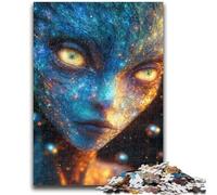 1000 Teenager Pieces Jigsaw Puzzle Celestial Oracle︰ The Cosmic Witness Suitable for Couples with Matching Poster And Trivia Sheet 50x75cm