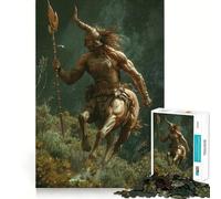 1000 Teenager Pieces Jigsaw Puzzle Centaur Clean Cut Art Logic Puzzle Play Leisure Game Time Birthday Art Gift (38x52cm)