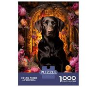 1000 Teenager Pieces Jigsaw Puzzle Chocolate Labrador Jigsaw Puzzle Hands-on Game Difficult Hard Gifts for Friends And Family 38x26cm/1000pcs