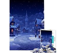 1000 Teenager Pieces Jigsaw Puzzle Christmas Europe Pixel Art Practical Game Learning Educational Toys Gifts for Women Men But Fun And Humorous (Size 75x50cm)