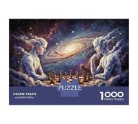 1000 Teenager Pieces Jigsaw Puzzle Cosmic Chess Game Jigsaws for Adults Toy Wall Decor Precision Cutting Educational Challenge 38x26cm/1000pcs