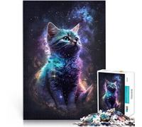 1000 teenager Pieces Jigsaw Puzzle Cosmic Space Kitten Lernspiele Heimdekoration Tolle Geschenke und Spielzeuge52x38cm