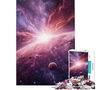 1000 Teenager Pieces Jigsaw Puzzle Crimson Nova Fun Activities at Home Difficult Challenge Educational Game for Age 14+ Game (38X26CM)