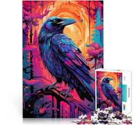 1000 teenager Pieces Jigsaw Puzzle Crow Ravens lustige Spiele für die ganze Familie Die Liebe zwischen Paaren stärken52x38cm