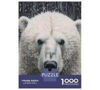 1000 Teenager Pieces Jigsaw Puzzle Cute Wet Polar Bear Jigsaw Puzzle Toy Wall Decor Difficult Challenge Gifts for Friends And Family 52x38cm/1000pcs