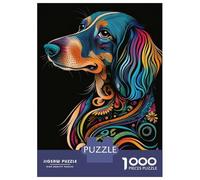 1000 Teenager Pieces Jigsaw Puzzle Dachshund Style 2 Adult Jigsaw Puzzle Hands-on Game Wall Art Gifts for Friends And Family 38x26cm/1000pcs