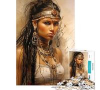 1000 Teenager Pieces Jigsaw Puzzle Dangerous Woman Educational Challenge Staycation Kill Time DIY Toys for 14+ Puzzle Game Offered (38x26cm)