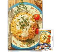 1000 Teenager Pieces Jigsaw Puzzle Delicious Risotto with Cherry Tomatoes Unique Challenge Game Tough Challenge Gift For Birthdays Size 38x52cm