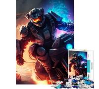 1000 Teenager Pieces Jigsaw Puzzle Driver Vs Aliens Challenging To Complete Learning Educational Relax Games for And 14 Years And over (38x26cm)