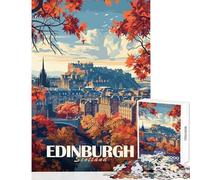1000 Teenager Pieces Jigsaw Puzzle Edinburgh Cityscape Hands-on Game Perfect Decoration Educational Toy Train Your Brain And Hands (50X75cm)