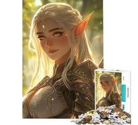 1000 Teenager Pieces Jigsaw Puzzle Elven Princess Difficult And Challenge But Fun And Humorous Toy Wall Decor Suitable for Ages 14 And Up (50X75CM)