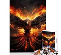 1000 Teenager Pieces Jigsaw Puzzle Eternal Phoenix Toy Wall Decor Gift Birthday Practical Game Interesting Stress Reduction Size 38x52cm