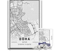 1000 Teenager Pieces Jigsaw Puzzle Explore Doha Unique Challenge Game Tough Challenge Gift For Birthdays Size 38x26cm