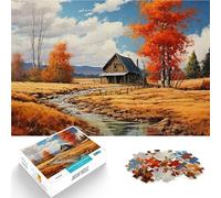 1000 teenager Pieces Jigsaw Puzzle Fall landscape Family Fun 50x75cm is ideal as a gift for the whole family Suitable for and 14