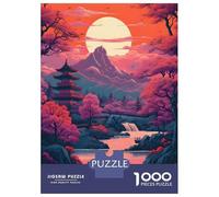 1000 Teenager Pieces Jigsaw Puzzle Fantasy Nature Japan 05 Jigsaw Puzzle Hands-on Game Difficult Hard Gifts for Friends And Family 52x38cm/1000pcs