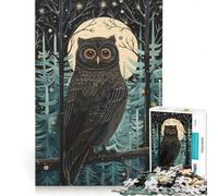 1000 Teenager Pieces Jigsaw Puzzle Feathered Night Watch, Practical Game, Difficult Challenge, Artists Collection, Fine Art 50x75cm