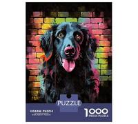 1000 Teenager Pieces Jigsaw Puzzle Flatcoated Graffiti Jigsaw Puzzle Hands-on Game Difficult Hard Gifts for Friends And Family 70x50cm/1000pcs