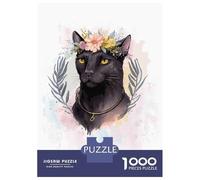 1000 Teenager Pieces Jigsaw Puzzle Floral Bombay Cat Painting Jigsaw Puzzle Hands-on Game Difficult Hard Gifts for Friends And Family 70x50cm/1000pcs