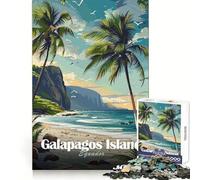 1000 Teenager Pieces Jigsaw Puzzle Galapagos Island, Ecuador Premium Cut Fun Thinking Fun Game Easy Time Play Birthday Art Gift (38x26cm)