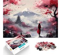 1000 teenager Pieces Jigsaw Puzzle Geisha At Fuji Spielzeug für die ganze Familie Einzigartige Wohndekoration und Geschenke75x50cm