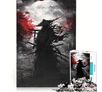 1000 Teenager Pieces Jigsaw Puzzle Ghost Samurai Assassin, Practical Game, Pattern Assembly, Unique Gifts for Birthday And Christmas 50x75cm