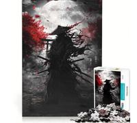 1000 Teenager Pieces Jigsaw Puzzle Ghost Samurai Assassin, Relaxing Games, Decompressing Intellectual, Birthday And Unique Gifts 38x26cm