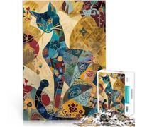 1000 teenager Pieces Jigsaw Puzzle Gilded Cat Whiskers Familienspiel für und eignet sich ideal als Geschenk für die ganze Familie52x38cm