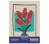 1000 Teenager Pieces Jigsaw Puzzle Gladiolus Flower Mid Century Jigsaw for Adults Hands-on Game Improve Memory Birthday Present, Gifts, 70x50cm/1000pcs