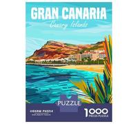 1000 Teenager Pieces Jigsaw Puzzle Gran Canaria Canary Island Jigsaw Puzzle Toy Wall Decor Difficult Challenge Gifts for Friends And Family 70x50cm/1000pcs