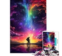 1000 Teenager Pieces Jigsaw Puzzle Hiking The Alien World Fun at Home Activities, Birthday Present Hands-on Game Suitable for Ages 14 And Up (38X52CM)