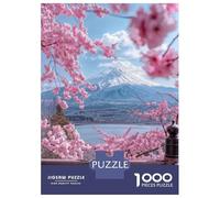 1000 Teenager Pieces Jigsaw Puzzle Japan Mount Fuji Landscape Jigsaw Puzzle Hands-on Game Difficult Hard Gifts for Friends And Family 70x50cm/1000pcs