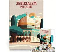 1000 Teenager Pieces Jigsaw Puzzle Jerusalem Palestine Design Relaxing Games Difficult Challenge Unique Birthday And Gifts 50x75cm