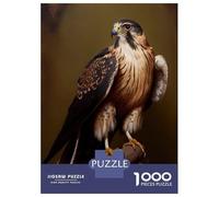 1000 Teenager Pieces Jigsaw Puzzle Laggar Falcon Oil Paint Jigsaw Puzzle Toy Wall Decor Difficult Challenge Gifts for Friends And Family 52x38cm/1000pcs
