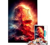 1000 Teenager Pieces Jigsaw Puzzle Libra Zodiac Sign Art Help The Brain Exercise Analysis And Logic Educational Games for Ages 14 And over (38x26cm)