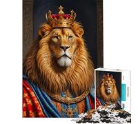 1000 Teenager Pieces Jigsaw Puzzle Lion King Help The Brain Exercise Analysis And Logic Educational Games for Ages 14 And over (38x26cm)