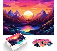 1000 teenager Pieces Jigsaw Puzzle magical landscape Familienspiel zum Stressabbau, schwierige Herausforderung Ein Kunstwerk38x26cm