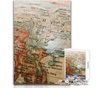 1000 Teenager Pieces Jigsaw Puzzle Maps Poster Toys Educational Games Birthday Present Secret Santa Gifts Size 38x52cm