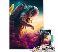 1000 Teenager Pieces Jigsaw Puzzle Mission in Space Educational Challenge Staycation Kill Time DIY Toys for 14+ Puzzle Game Offered (38x26cm)