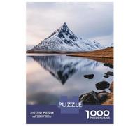 1000 Teenager Pieces Jigsaw Puzzle Mountain Reflection Jigsaw Puzzle Hands-on Game Difficult Hard Gifts for Friends And Family 38x26cm/1000pcs