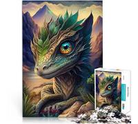 1000 teenager Pieces Jigsaw Puzzle Mythical creatures Lizard Difficult Hard 50x75cm deal as gifts for the whole family for Age 14