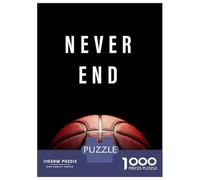 1000 Teenager Pieces Jigsaw Puzzle Never End Basketball Jigsaw Puzzle Toy Wall Decor Difficult Challenge Gifts for Friends And Family 38x26cm/1000pcs