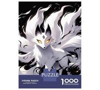 1000 Teenager Pieces Jigsaw Puzzle Nine-tailed Fox Digital Art Jigsaw Puzzle Hands-on Game Difficult Hard Gifts for Friends And Family 70x50cm/1000pcs