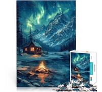 1000 teenager Pieces Jigsaw Puzzle nordic nature painting Challenging To Complete But Fun And Humorous is ideal as gifts for the whole family 26x38cm