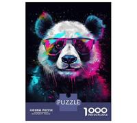1000 Teenager Pieces Jigsaw Puzzle Panda Animals Jigsaw Puzzle Hands-on Game Difficult Hard Gifts for Friends And Family 38x26cm/1000pcs