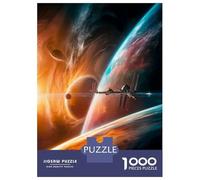 1000 Teenager Pieces Jigsaw Puzzle Planetary Collision Jigsaw Puzzle Hands-on Game Difficult Hard Gifts for Friends And Family 70x50cm/1000pcs
