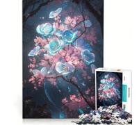 1000 Teenager Pieces Jigsaw Puzzle Plum Bloom Serenity, Relaxing Games, Difficult Challenge, Unique Birthday And Gifts 38x52cm