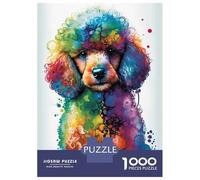 1000 Teenager Pieces Jigsaw Puzzle Poodle Style 4 Jigsaw Puzzle Toy Wall Decor Difficult Challenge Gifts for Friends And Family 70x50cm/1000pcs