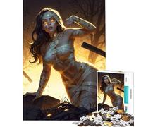 1000 Teenager Pieces Jigsaw Puzzle Resurection Mummy Girl Fun Activities at Home Difficult Challenge Educational Game for Age 14+ Game (50X75cm)