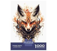 1000 Teenager Pieces Jigsaw Puzzle Ritual Fox Jigsaw for Adults Hands-on Game Improve Memory Birthday Present, Gifts, 70x50cm/1000pcs