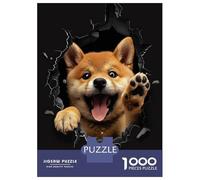 1000 Teenager Pieces Jigsaw Puzzle Shiba Inu Jigsaw Puzzle Hands-on Game Difficult Hard Gifts for Friends And Family 38x26cm/1000pcs